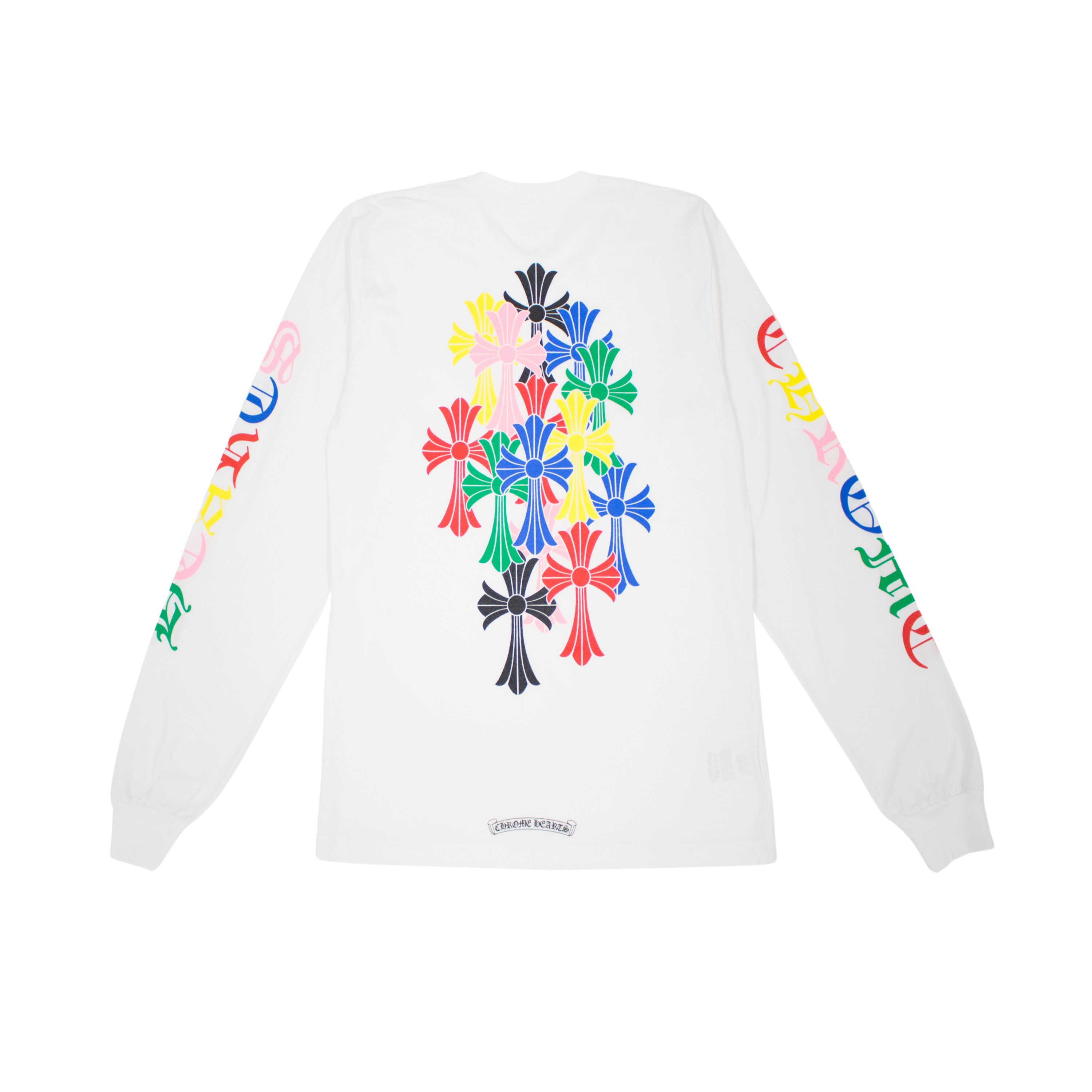 Chrome Hearts Multi Color Cross Cemetery L/S T-shirt White Men's - US