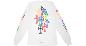 Chrome Hearts Multi Color Cross Cemetery L/S T-shirt White