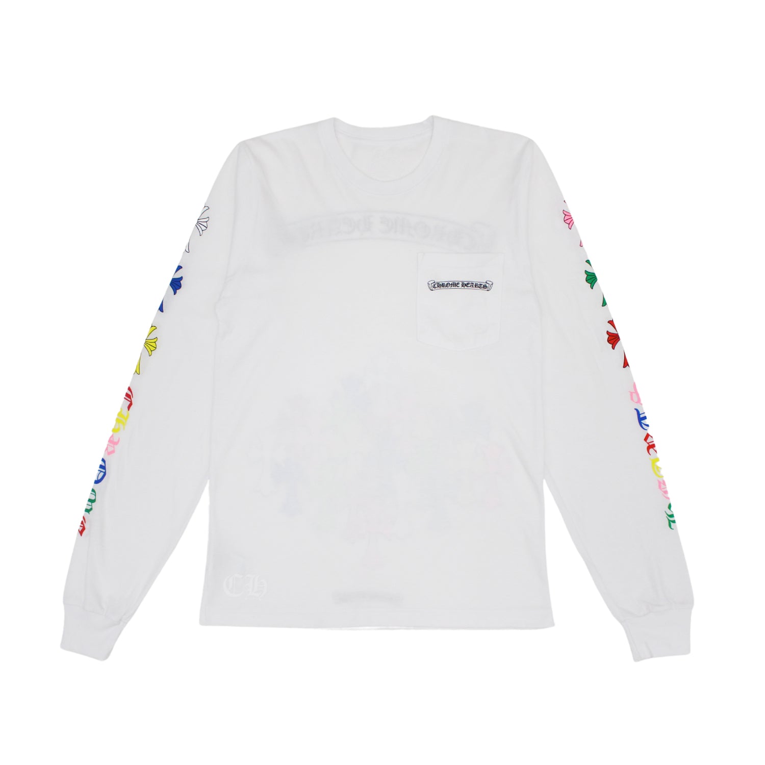 Chrome Hearts Multi Color Cross L/S T-shirt White Men's - US