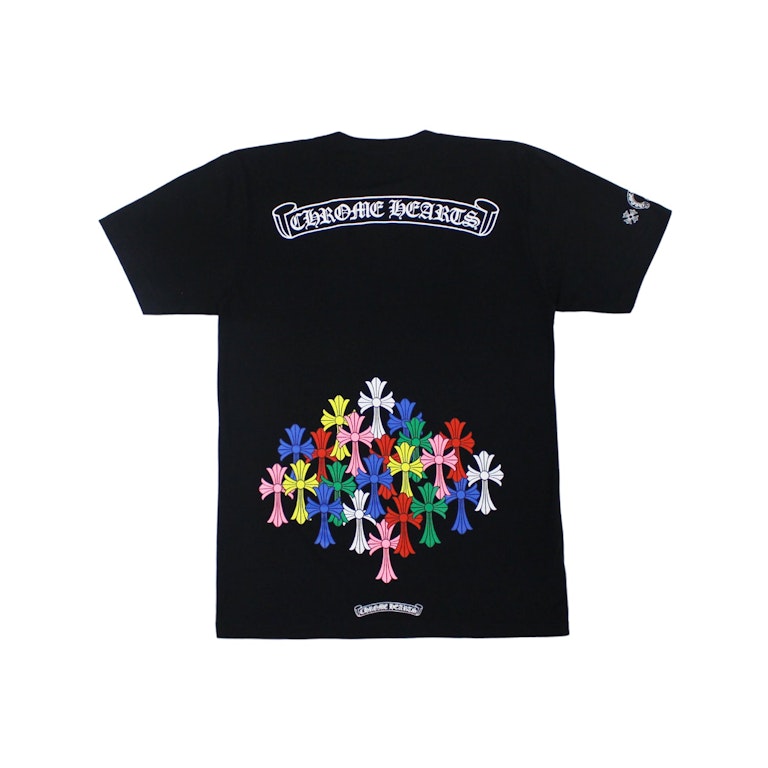 Pre-owned Chrome Hearts Multi Color Cross T-shirt Black