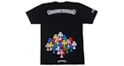 T-Shirt Chrome Hearts Multi Color Cross Schwarz