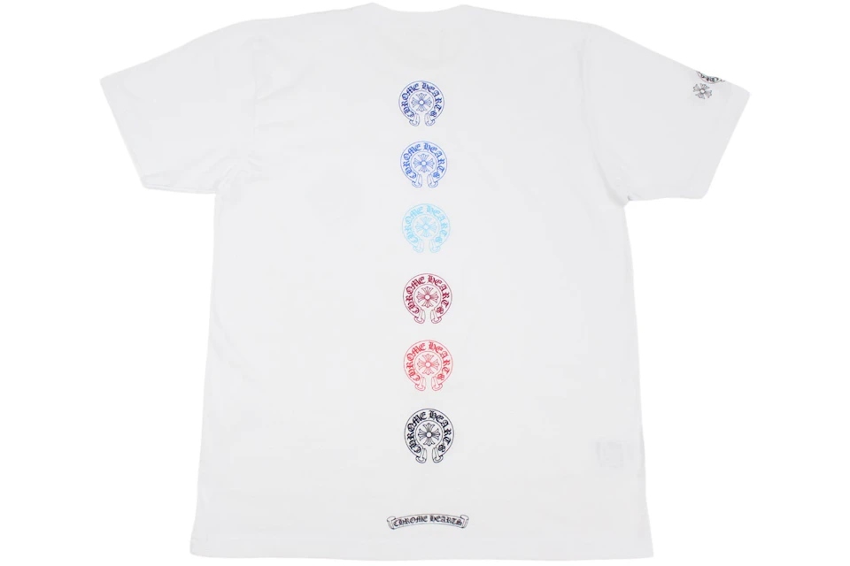 Chrome Hearts Multi Color Horse Shoe T-shirt White