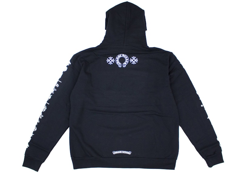 Chrome Hearts Multi Logo Pullover Hoodie Black