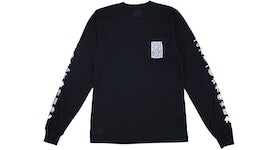 Chrome Hearts Multi Logo Script Long Sleeve T-shirt Black