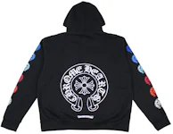 Chrome Hearts Horseshoe Floral Zip Up Hoodie White Men's - FW22 - US