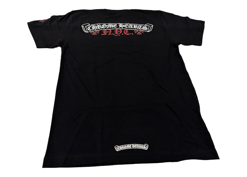 状態ご理解の上ご購入くださいchrome hearts New York limited T-shirt