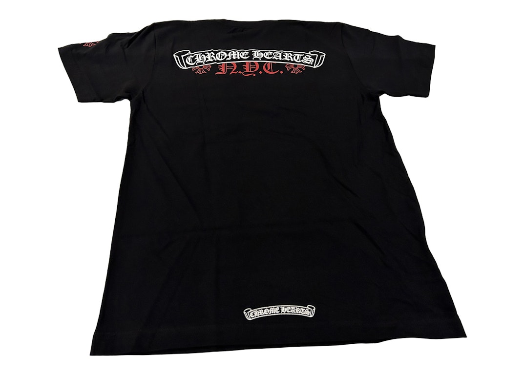 Pre-owned Chrome Hearts Nyc Exclusive T-shirt Black/red