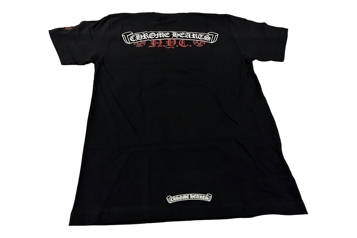Pre-owned Chrome Hearts Nyc Exclusive T-shirt Black/red