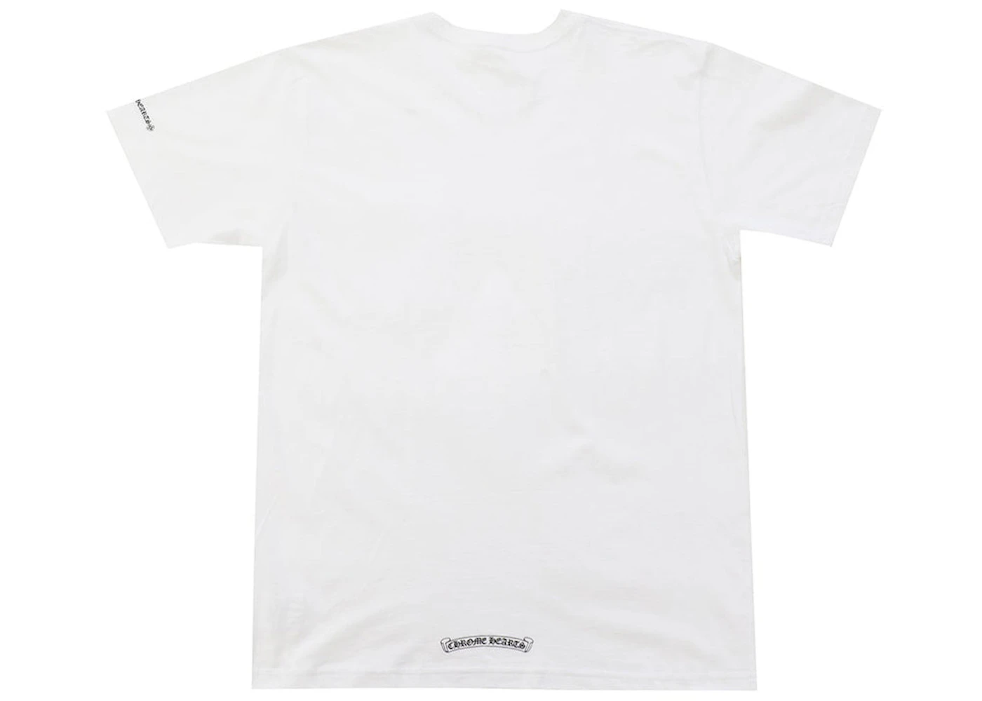 Chrome Hearts Neck Letters Logo T-shirt White Men's - US