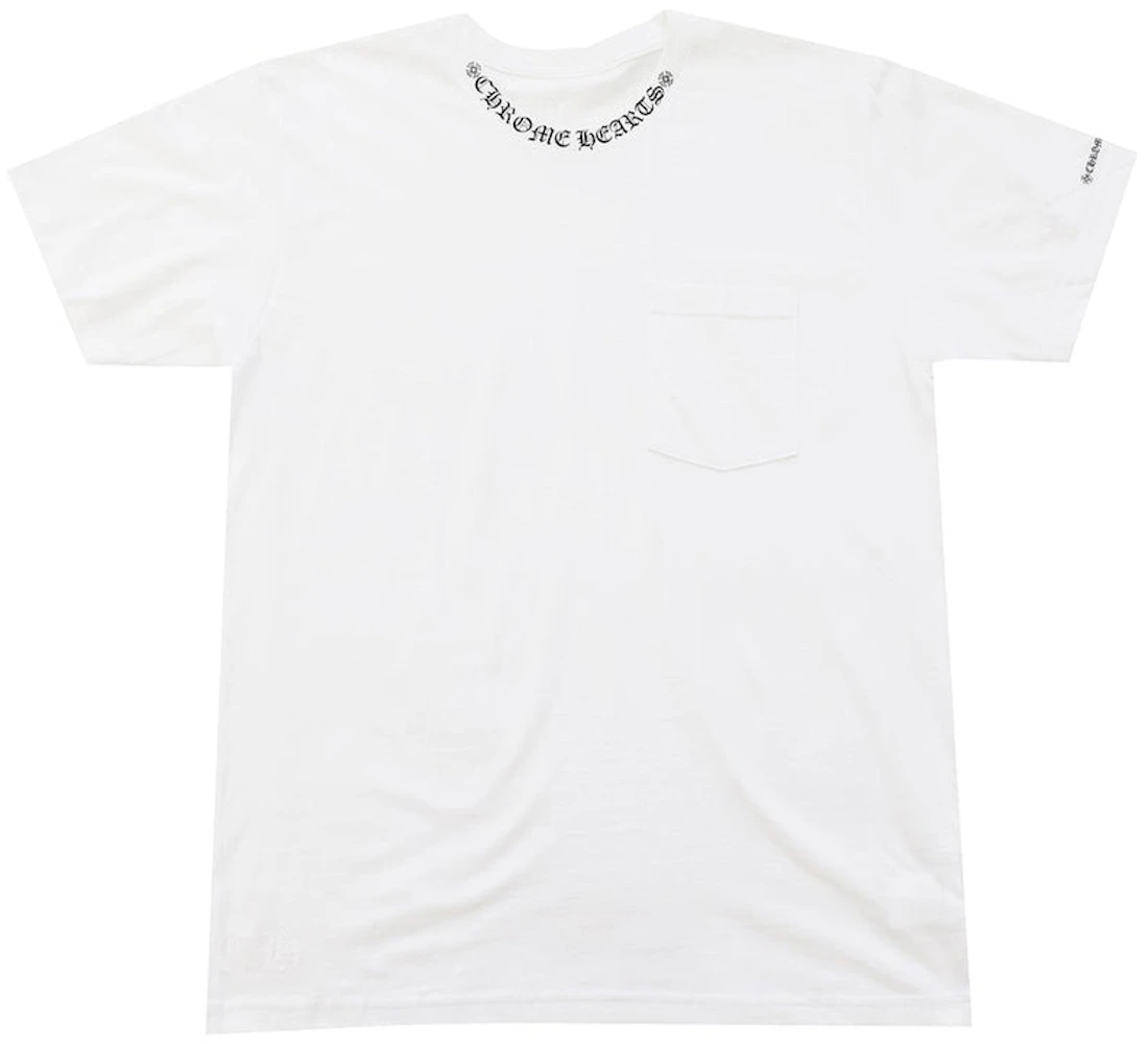Chrome Hearts Collar Logo Long Sleeve T-Shirt