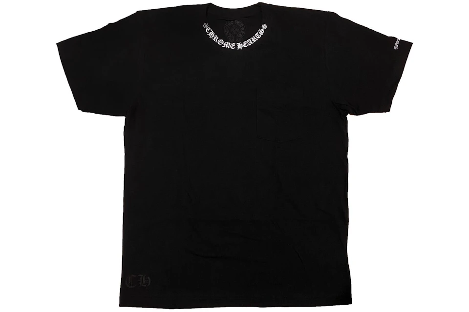 Chrome Hearts Neck Logo ("Fuck You" Sleeve) T-Shirt Black