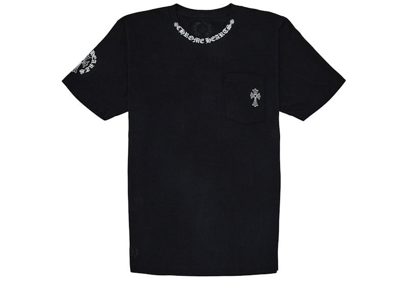 Chrome Hearts Neck Logo T-Shirt Black Men's - US