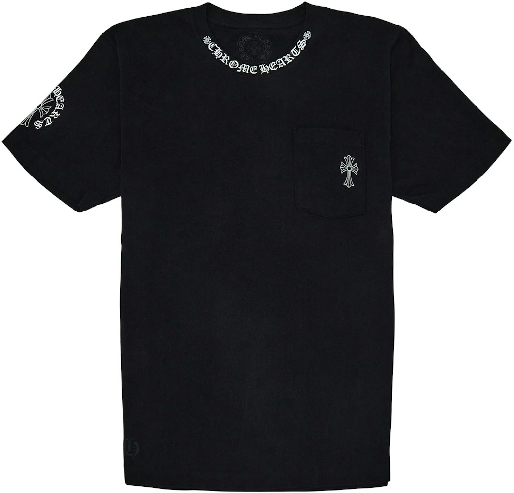 Chrome Hearts Neck Logo T-Shirt Black