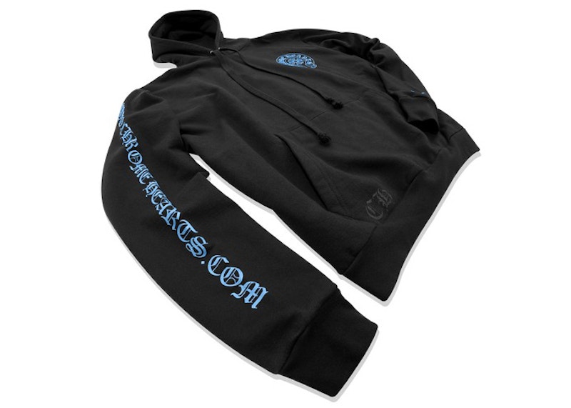 Black blue hot sale hoodie