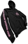 Chrome Hearts Online Exclusive Horse Shoe Hoodie Black/Pink