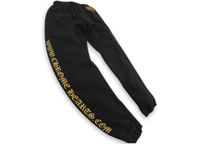 Chrome Hearts Online Exclusive Sweatpants Black/Yellow