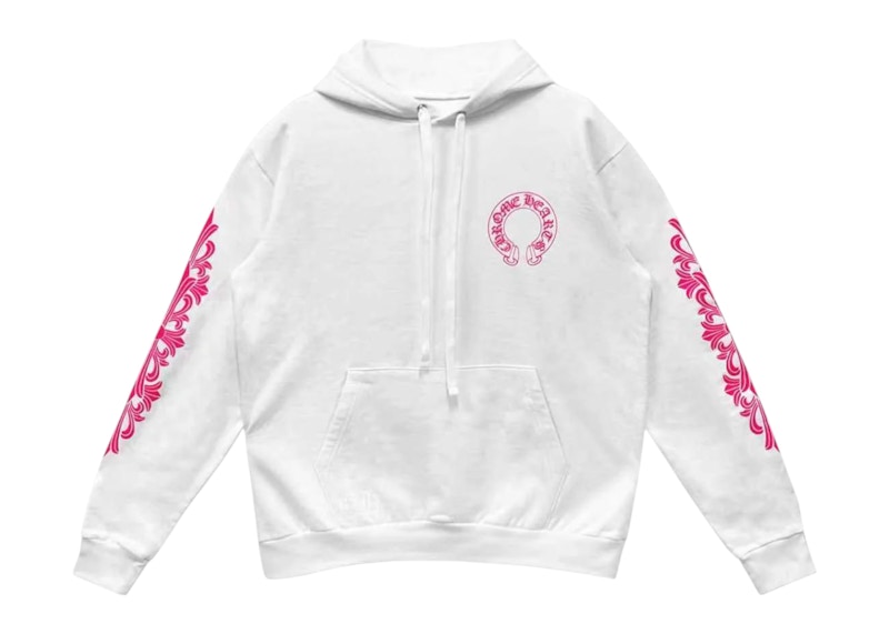 専用 Chrome Hearts Horseshoe Floral Fleece Chrome Hearts Horseshoe Floral Sleeve Fleece Zip Up Hoodie - SRM