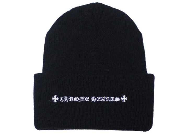 Chrome Hearts Plus Cross Beanie Black - JP