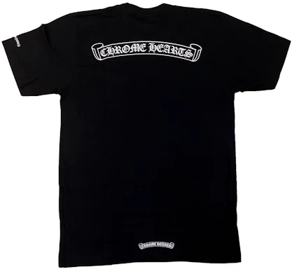 Chrome Hearts Scroll Logo T-Shirt Black Men's - US