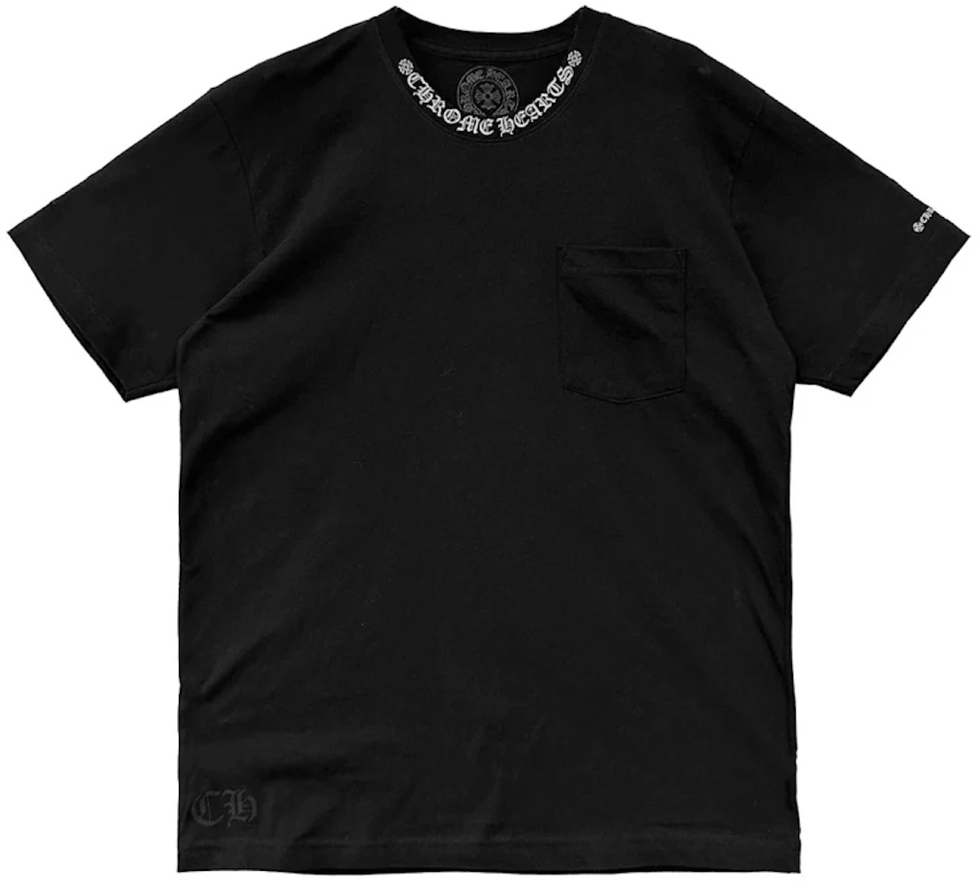 Chrome Hearts Short Sleeve Pocket Crew T-shirt Black Men's - SS24 - US