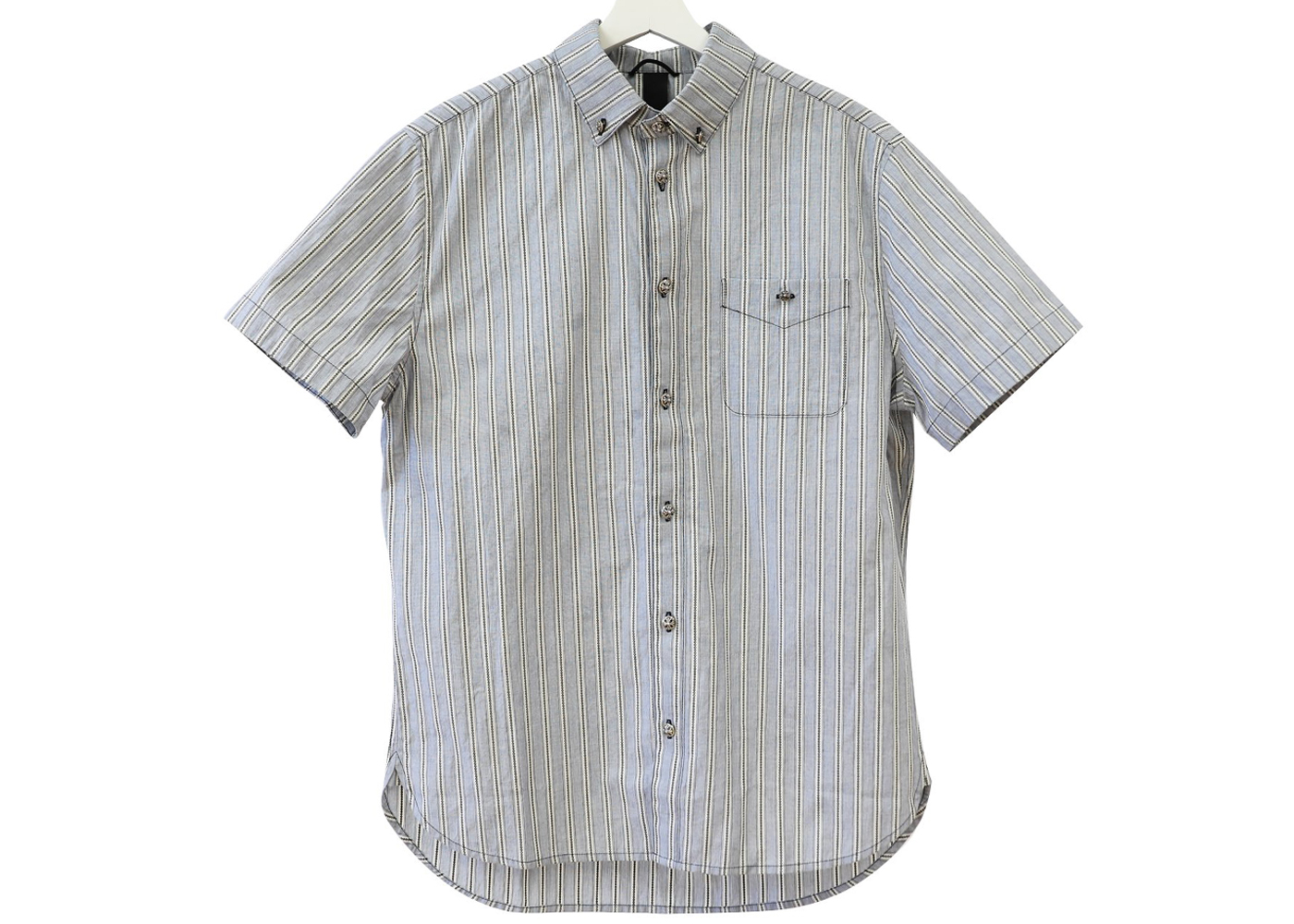 Chrome Hearts Short Sleeve Shirt Multi Stripe -