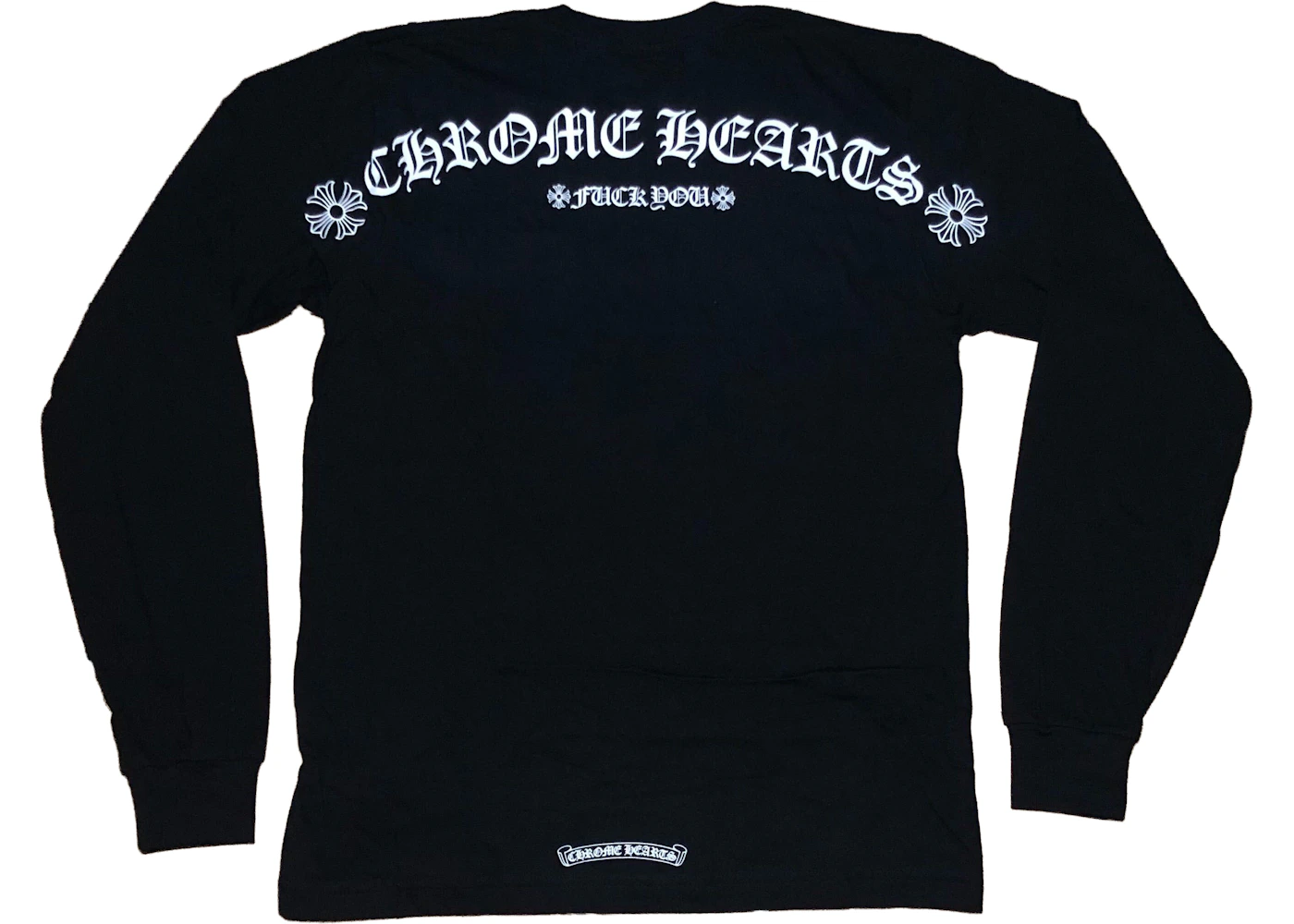 Chrome Hearts Shoulder Logo L/S T-Shirt Black Men's - US Chrome Hearts Shoulder Logo L/S T-Shirt Black Men's - US