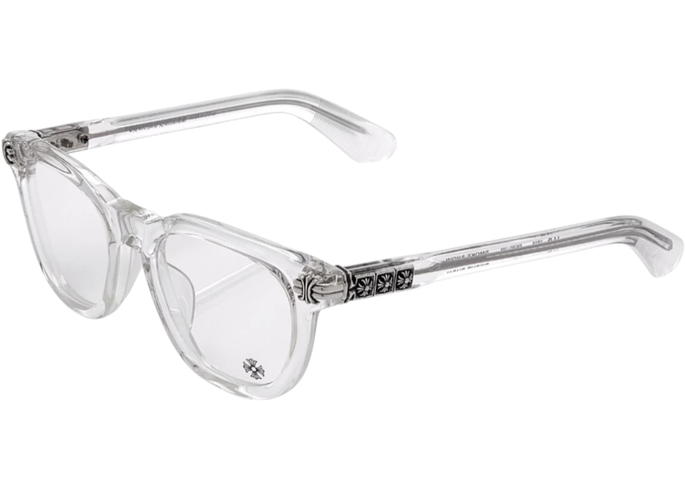 Chrome Hearts Smoke Show Eyeglasses Crystal Crystal in Acetate US