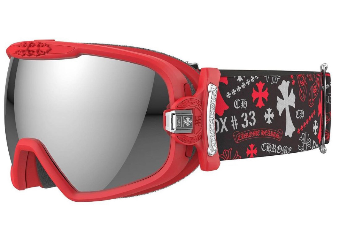 Chrome Hearts Snow Goggles Black/Red