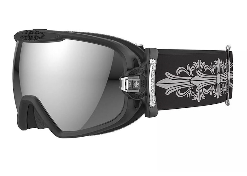 新品CHROME HEARTS GOGGLES BLACK スキーゴーグル | labiela.com