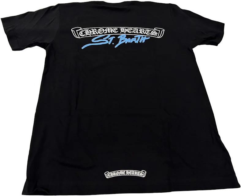 Chrome Hearts St. Barth's Exclusive T-shirt Black/Blue Men's - US