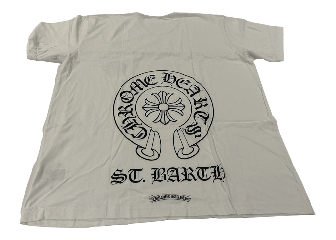 Pre-owned Chrome Hearts St. Barth's Exclusive T-shirt White