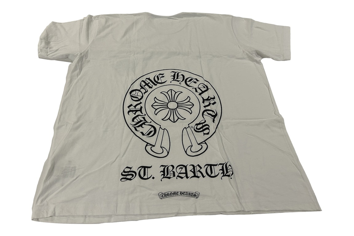 Pre-owned Chrome Hearts St. Barth's Exclusive T-shirt White