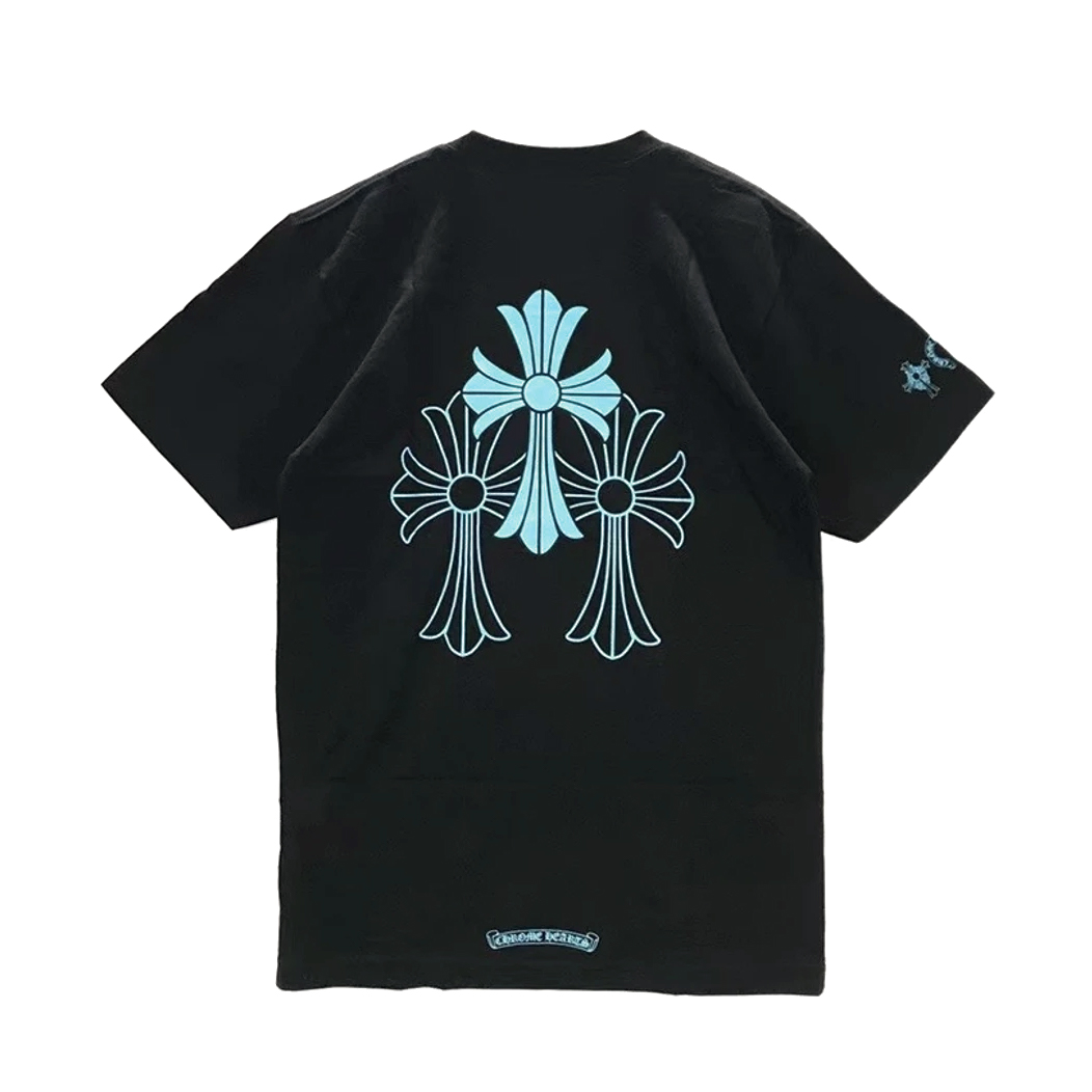 Chrome Hearts Triple Cross Logo S/S T-Shirt Black