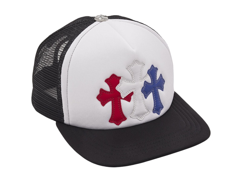 人気の春夏 Chrome Hearts Trucker Hat Red/White/Blue Men's - SS25 - US 帽子