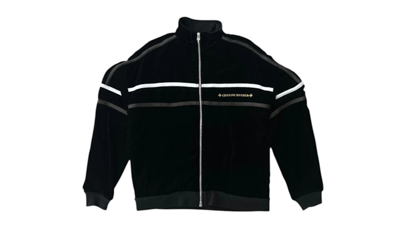 Chrome Hearts Velour Track Jacket Navy