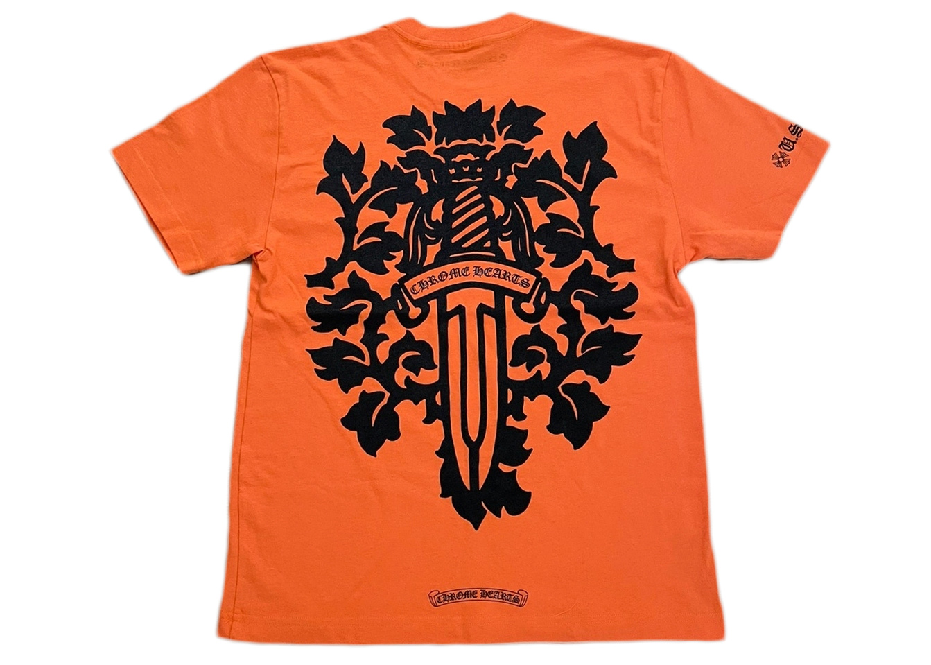 Chrome Hearts Vine Dagger T-shirt Orange/Black