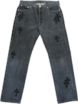 Chrome Hearts Vintage Levi's Stencil Cross Patch Denim Blue Men's - US