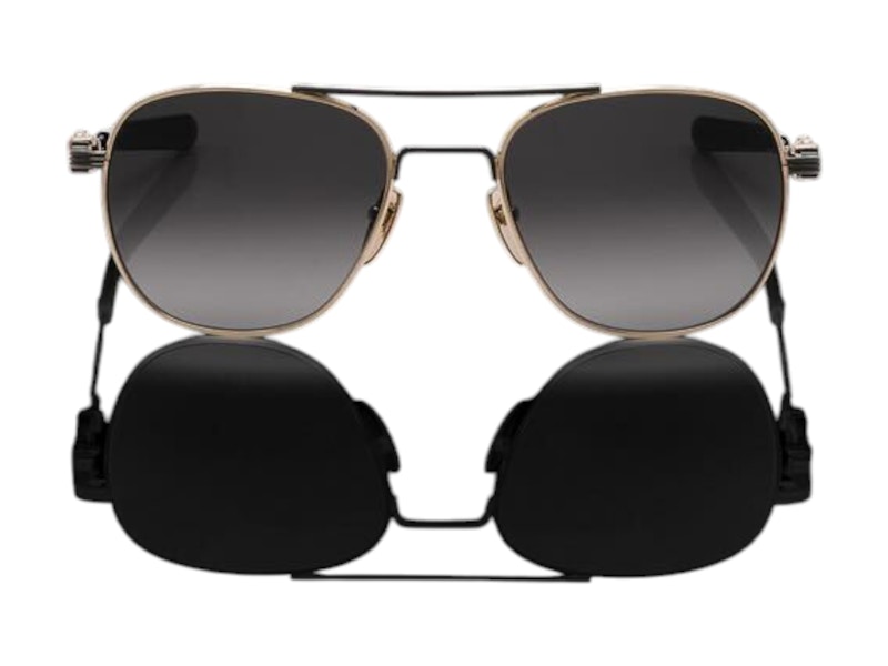 Pre-owned Chrome Hearts Wence Sunglasses In Dark Gray Gradiant