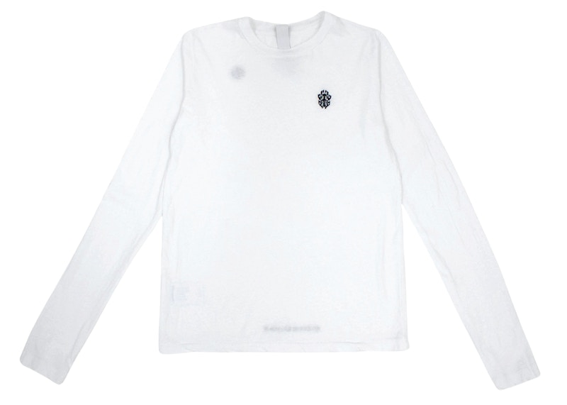 Pre-owned Chrome Hearts Women's Dagger Long Sleeve Shirt In White