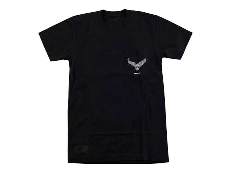 Chrome Hearts Yungblud Aerosmith Cross T-shirt Black/White Men's Chrome Hearts Yungblud Aerosmith Cross T-shirt Black/White Men's