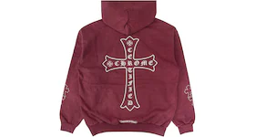 Chrome Hearts x Drake Certified Chrome Hand Dyed Hoodie Washed Red (Miami Exclusive)