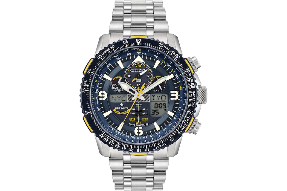 Citizen Blue Angels Promaster Skyhawk A-T JY8078-52L 46mm in Stainless  Steel - US