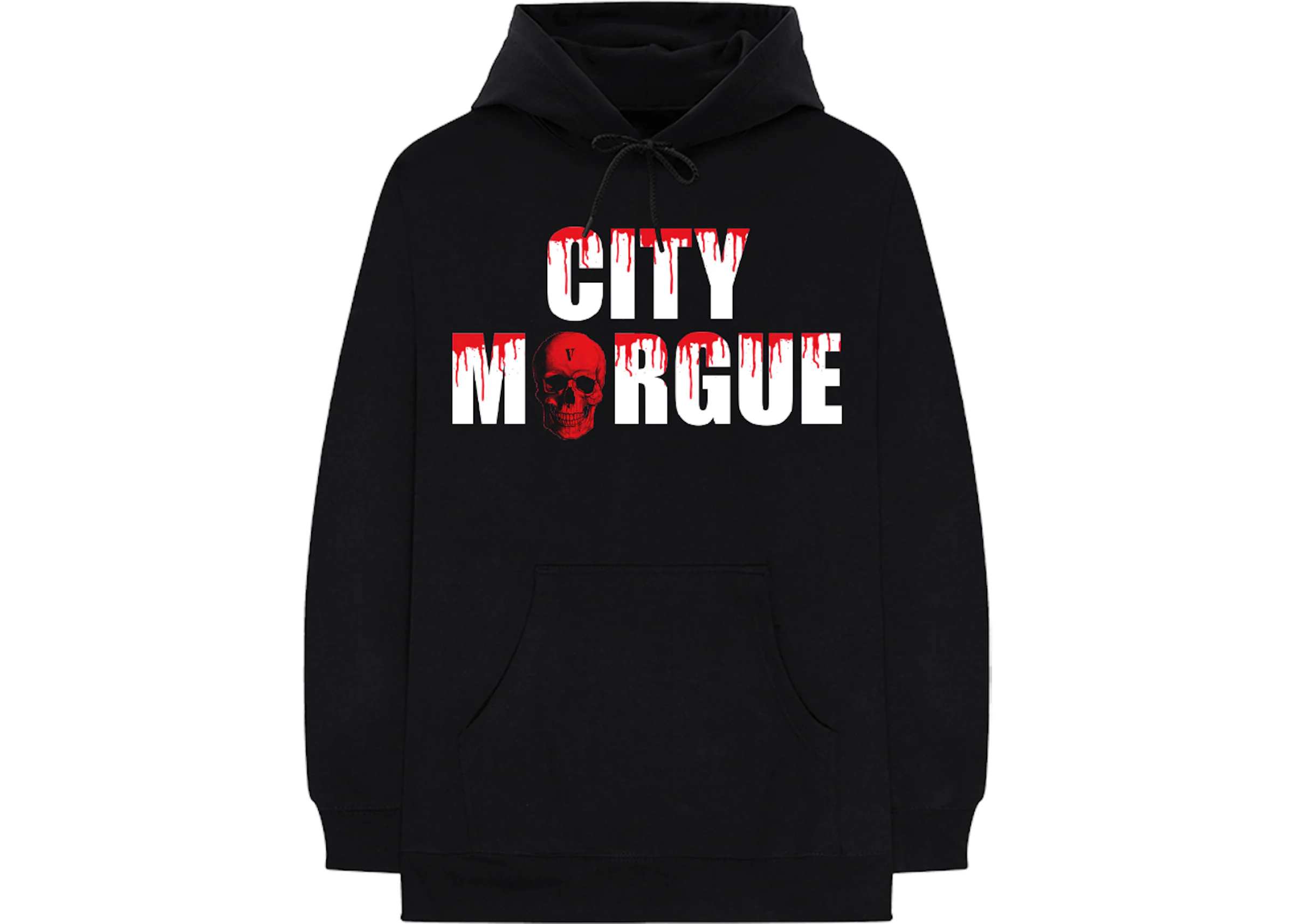 City Morgue x Vlone Dogs Hoodie Black Men's - FW19 - US