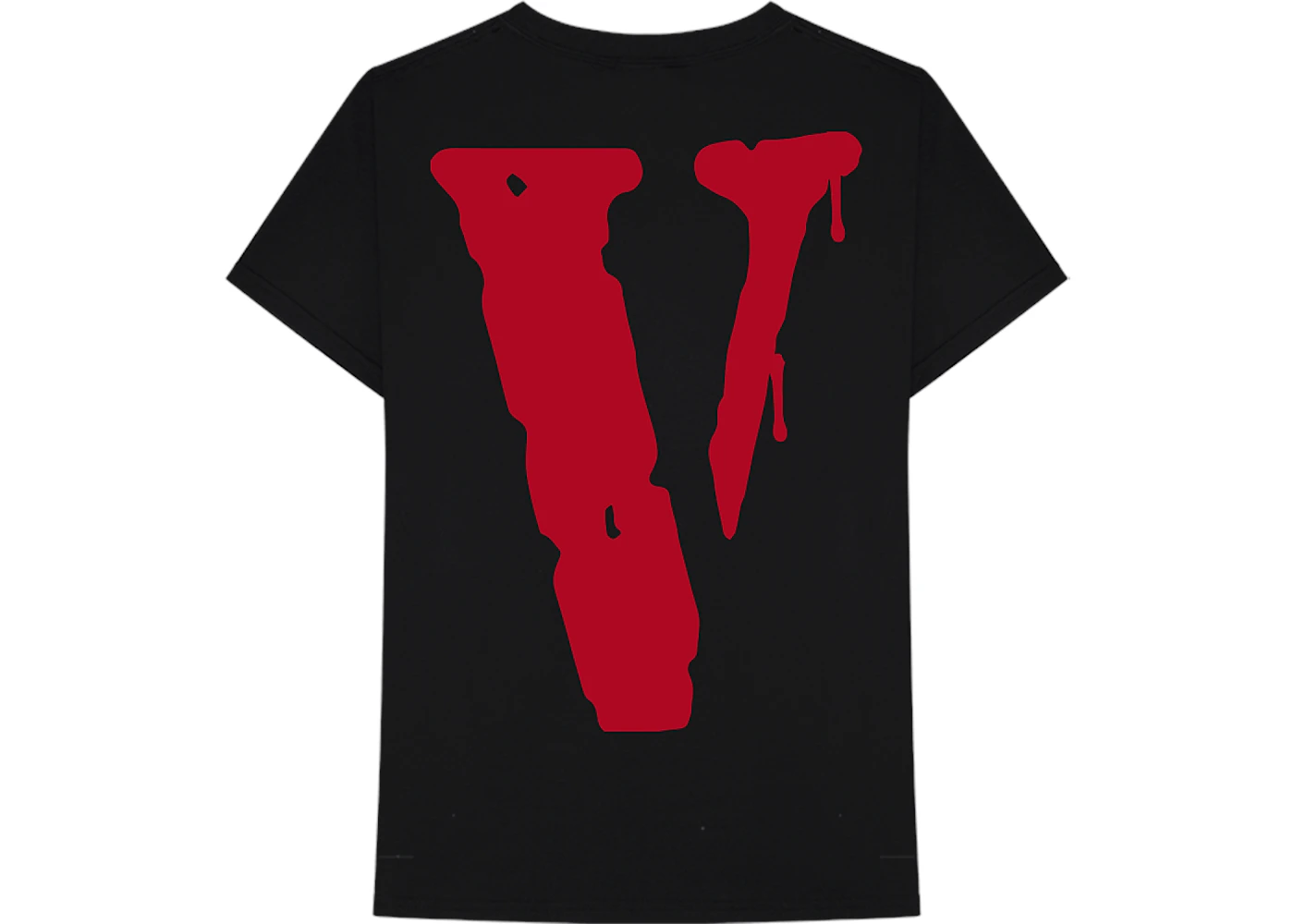Black and deals red vlone shirt