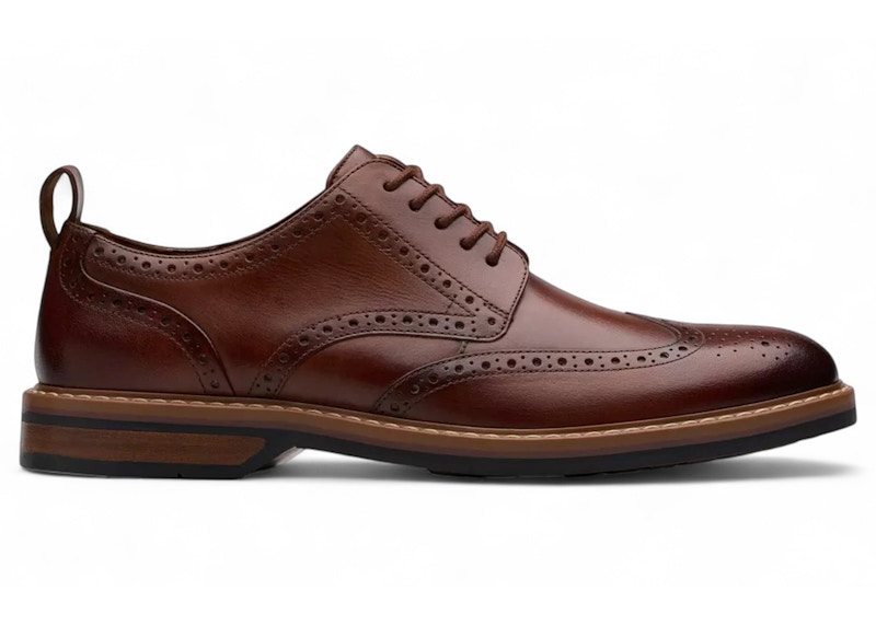Clarks Aldwin Limit Mid Tan Leather