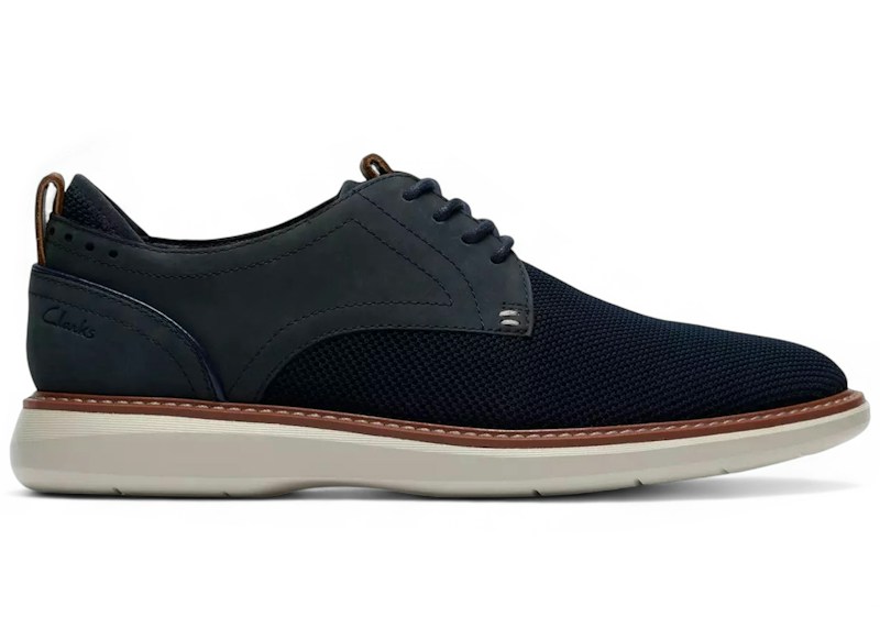 Clarks Brantin Plain Navy Knit