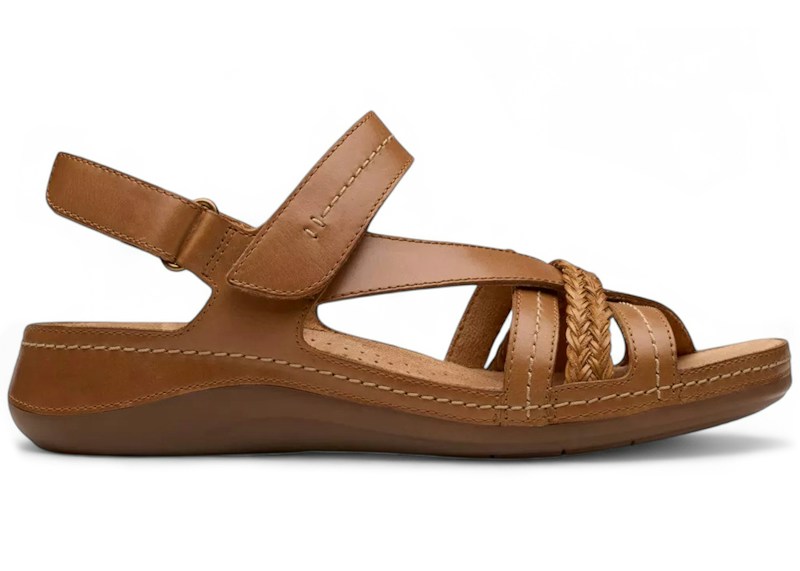Clarks Cecily Strap Tan Combination (Women's)