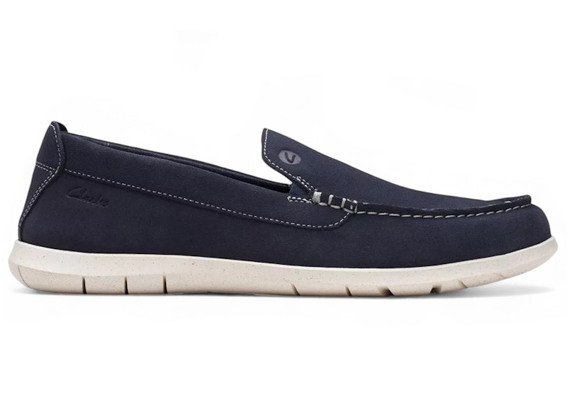 Clarks Flexway Step Navy Suede
