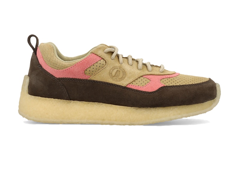 Clarks Lockhill Ronnie Fieg 8th Street Dark Brown Peach Men's