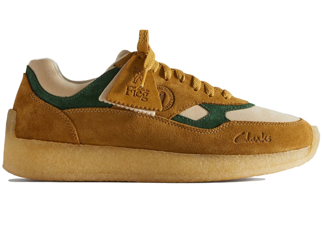 Pre-owned Clarks Lockhill Ronnie Fieg 8th Street Mustard In Mustard Seed